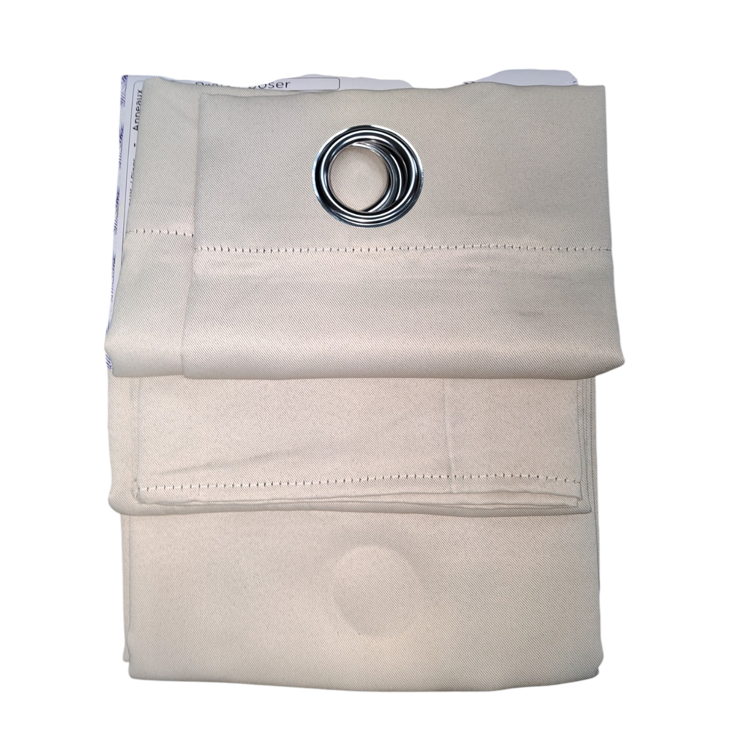 CORTINA MODELO CRYSTAL 140 X 240 CM - COLOR CREMA