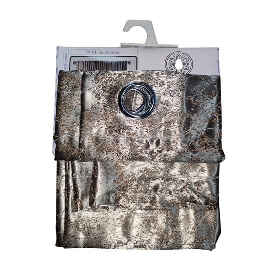 DUNCAN CURTAIN MODEL 140 X 240 CM - PLATINUM BROWN COLOR
