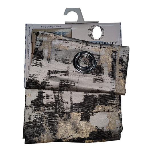 TOFINO CURTAIN MODEL 140 X 240 CM - BLACK/GOLD COLOR