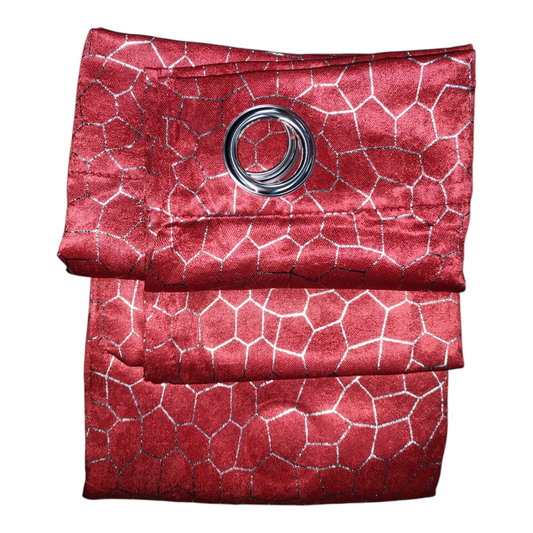 JARVIS CURTAIN MODEL 140 X 240 CM - RED COLOR