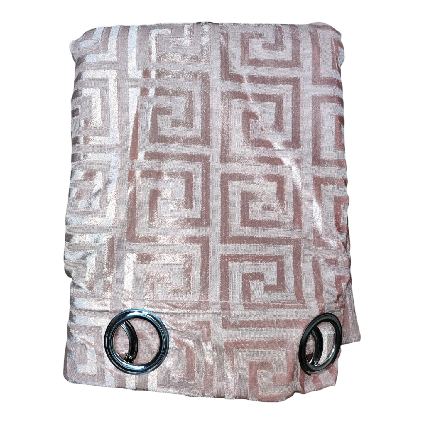 CORTINA MODELO VERSACE TRANSLÚCIDO 140 X 260 CM - COLOR ROSA