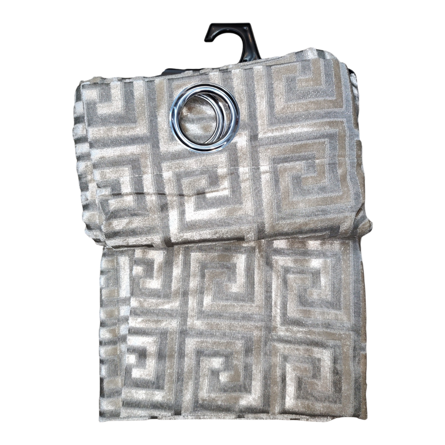 CORTINA MODELO VERSACE TRANSLÚCIDO 140 X 260 CM - COLOR BEIGE