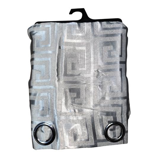 VERSACE MODEL OPAQUE CURTAIN 140 X 260 CM - GRAY COLOR