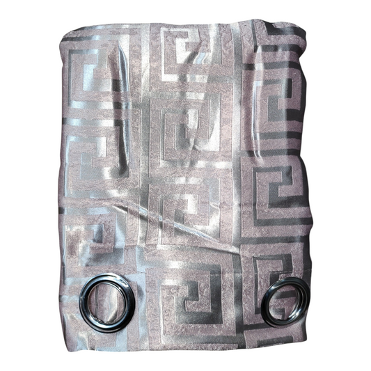 VERSACE MODEL OPAQUE CURTAIN 140 X 260 CM - PINK COLOR