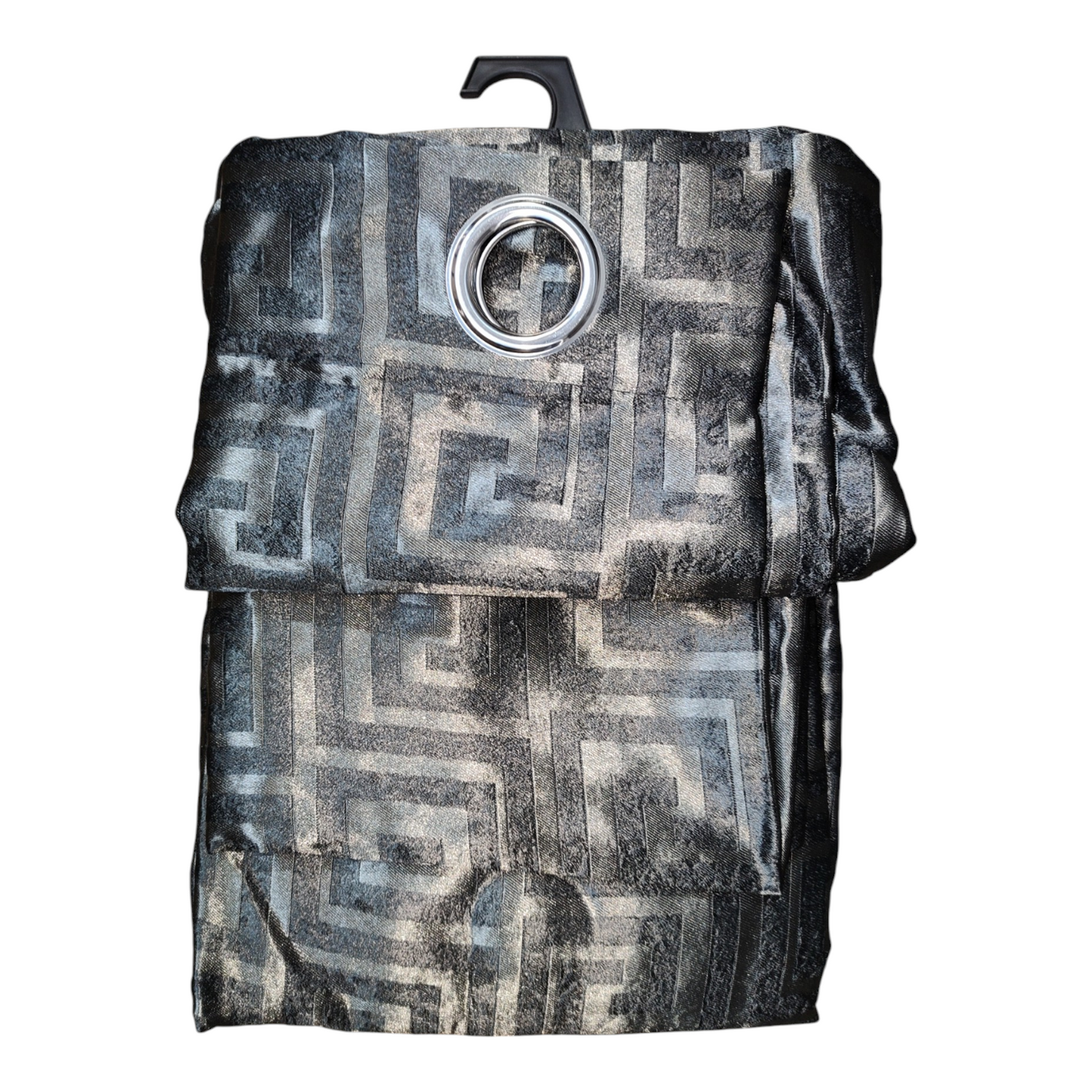 CORTINA MODELO VERSACE OPACA 140 X 260 CM - COLOR NEGRO