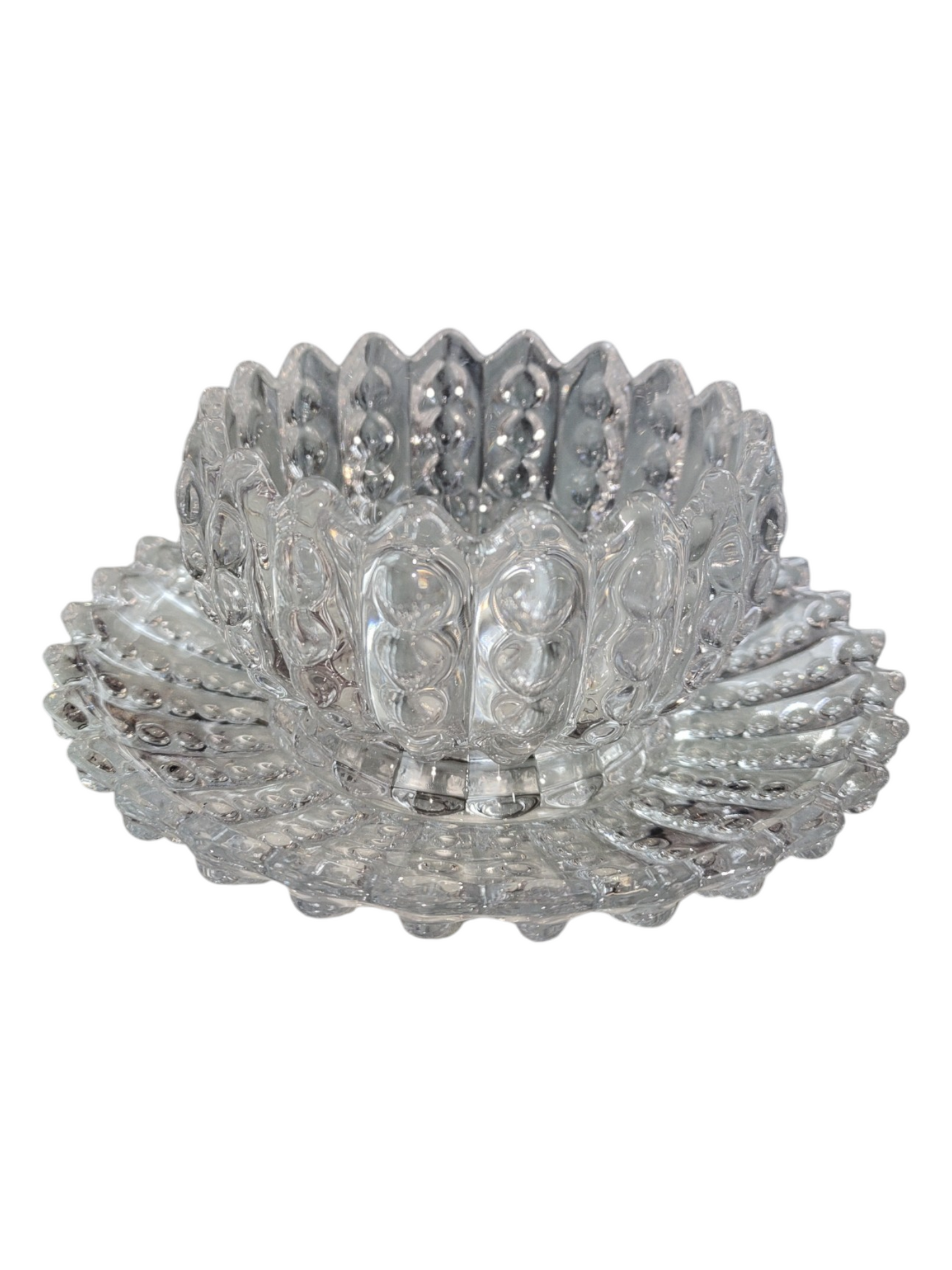 Set de 6 Cuencos de Cristal con Plato – Alta Calidad (12 Piezas)