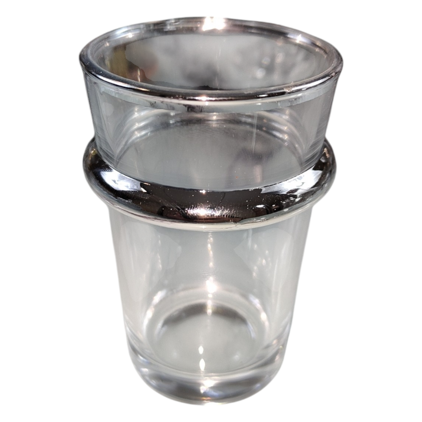 Set de 12 Vasos de Té – Elegancia en Plateado