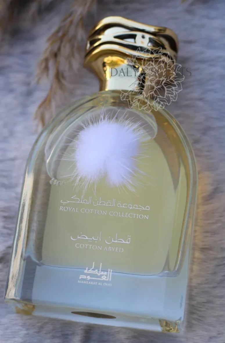 🌸 Cotton Abyed Eau de Parfum 100ml de Mamlakat Al Oud - Perfume Feminino de Luxo Importado de Dubai