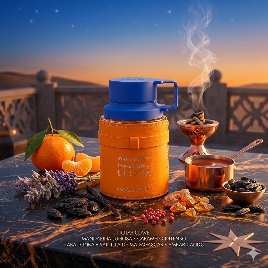Odyssey Mandarin Sky Elixir de Armaf – La Dulzura Magnética