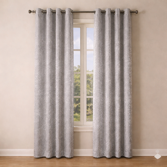 PACK X2 CORTINA JACQUARD MODELO GENOVA 140 X 240 CM