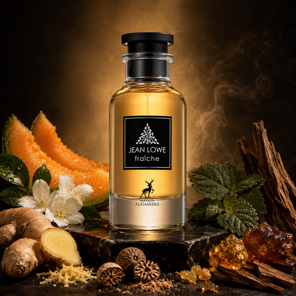 Jean Lowe Fraîche de Maison Alhambra – Perfume Amaderado y Especiado