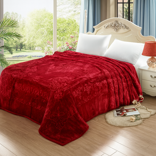 🛏️ Manta Raschel de Alta Calidad Uni Diana 220x240 cm – Para Dos Personas