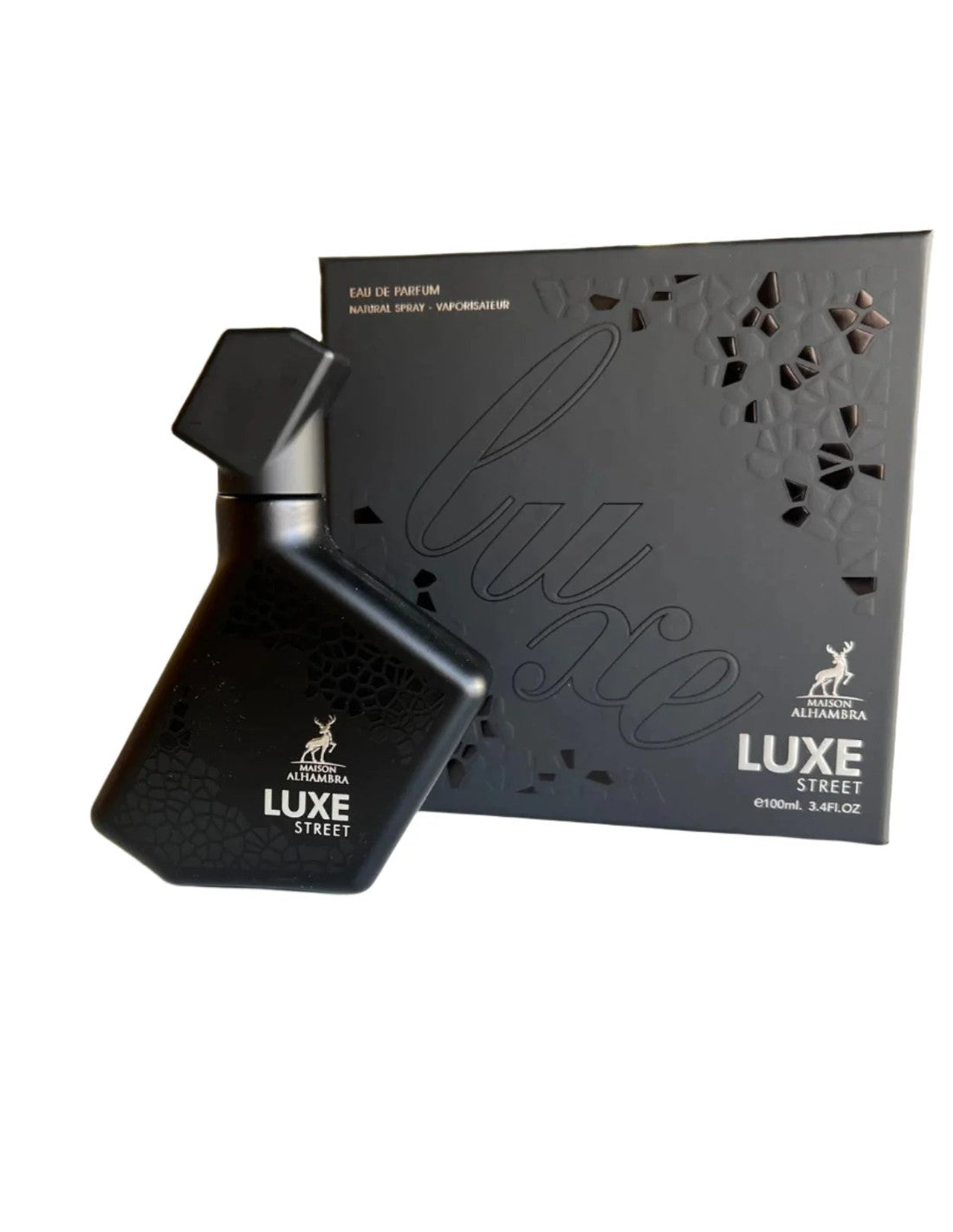 Luxe Street – Maison Alhambra (100 ml EDP) · Perfume Árabe Unisex Oriental-Amaderado con Vainilla & Ámbar Gris