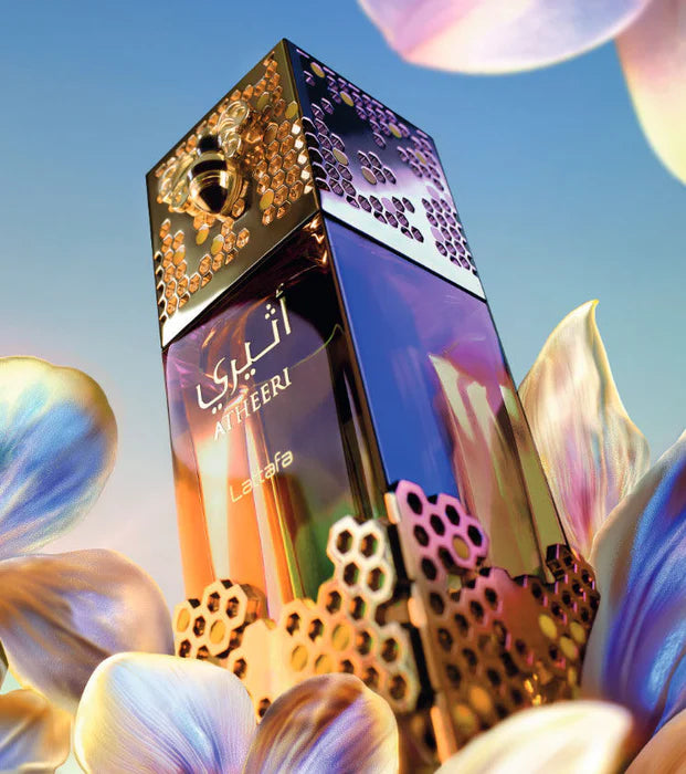 🌸 Atheeri de Lattafa – Eau de Parfum 100ml | Perfume Árabe Floral Gourmand Unisex