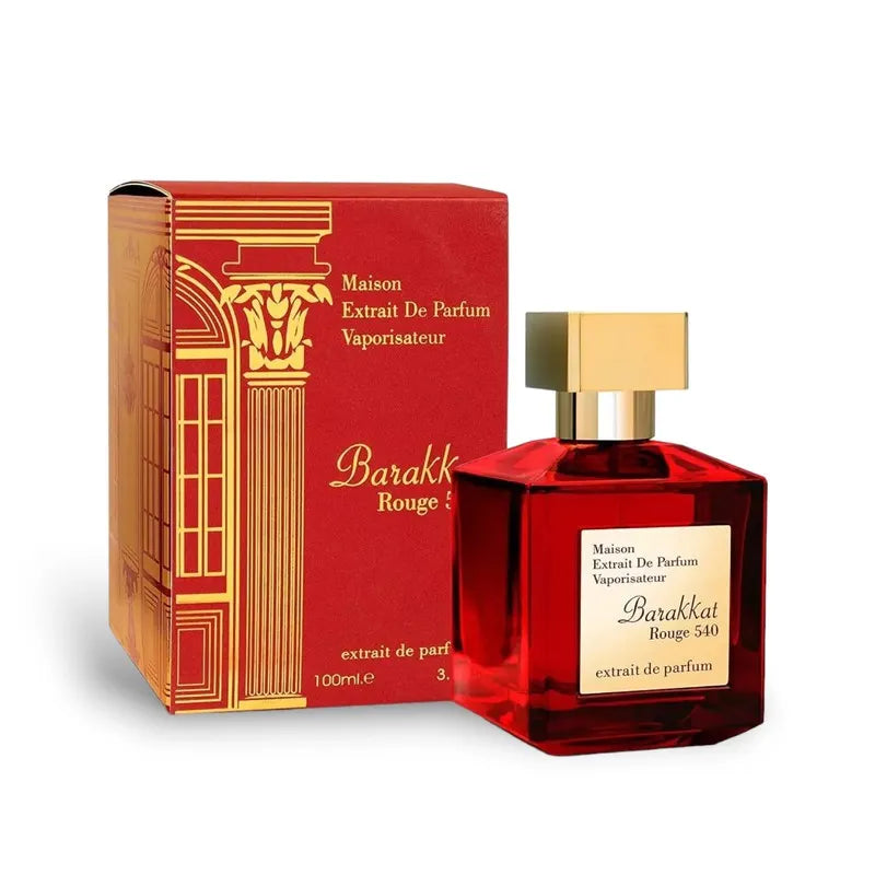Barakkat Rouge 540 (100 ml Extrait) – Perfume Árabe Unisex Inspirado en Baccarat Rouge 540
