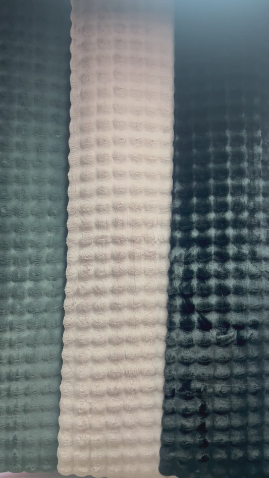 Tapete de pele de coelho macio 3D design preto/cinza/rosa/bege 200x280