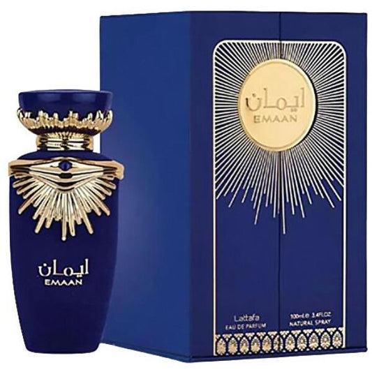 🌟 Lattafa Emaan Eau de Parfum: A Fragrância que Dura e Acompanha o Teu Estilo 🌟