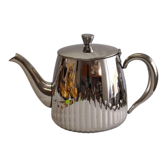 🏷 Tetera Marroquí de Acero Inoxidable 1,4 Litros – Diseño Tradicional y Elegante