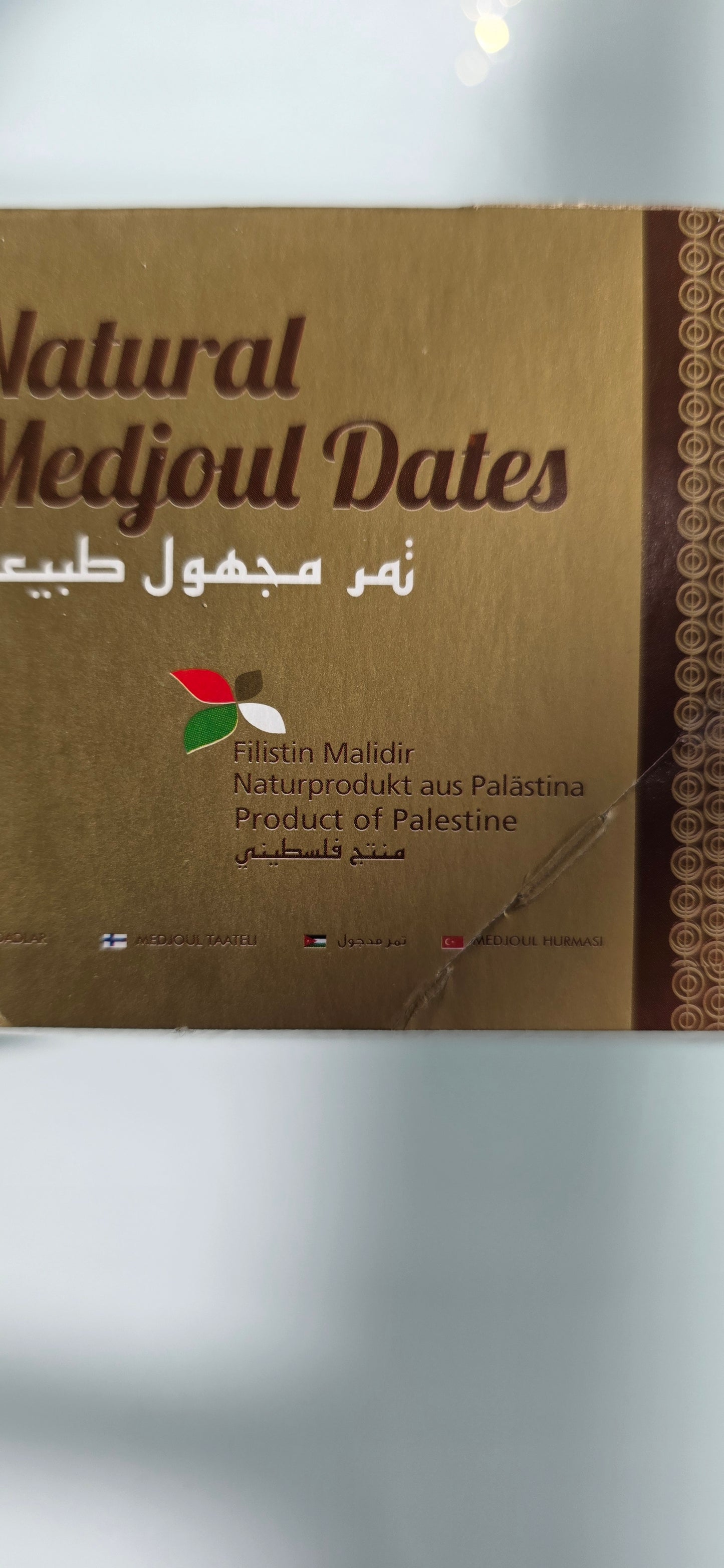 Dátiles Medjoul Qitaf - Caja Dorada 1KG