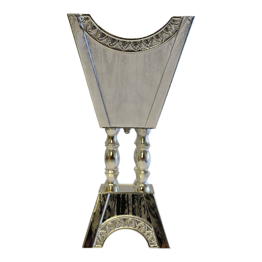 Quemador de Incienso Árabe Plateado — Diseño Tradicional Elegante