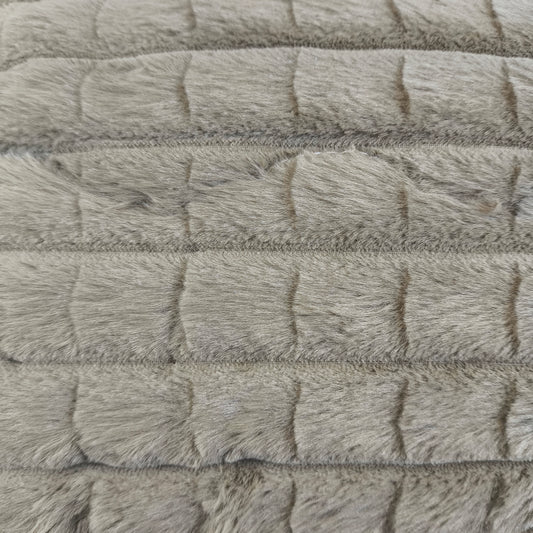 Edredón Acolchado con Borreguito – COLOR CAFÉ- Elegancia y Confort Absoluto