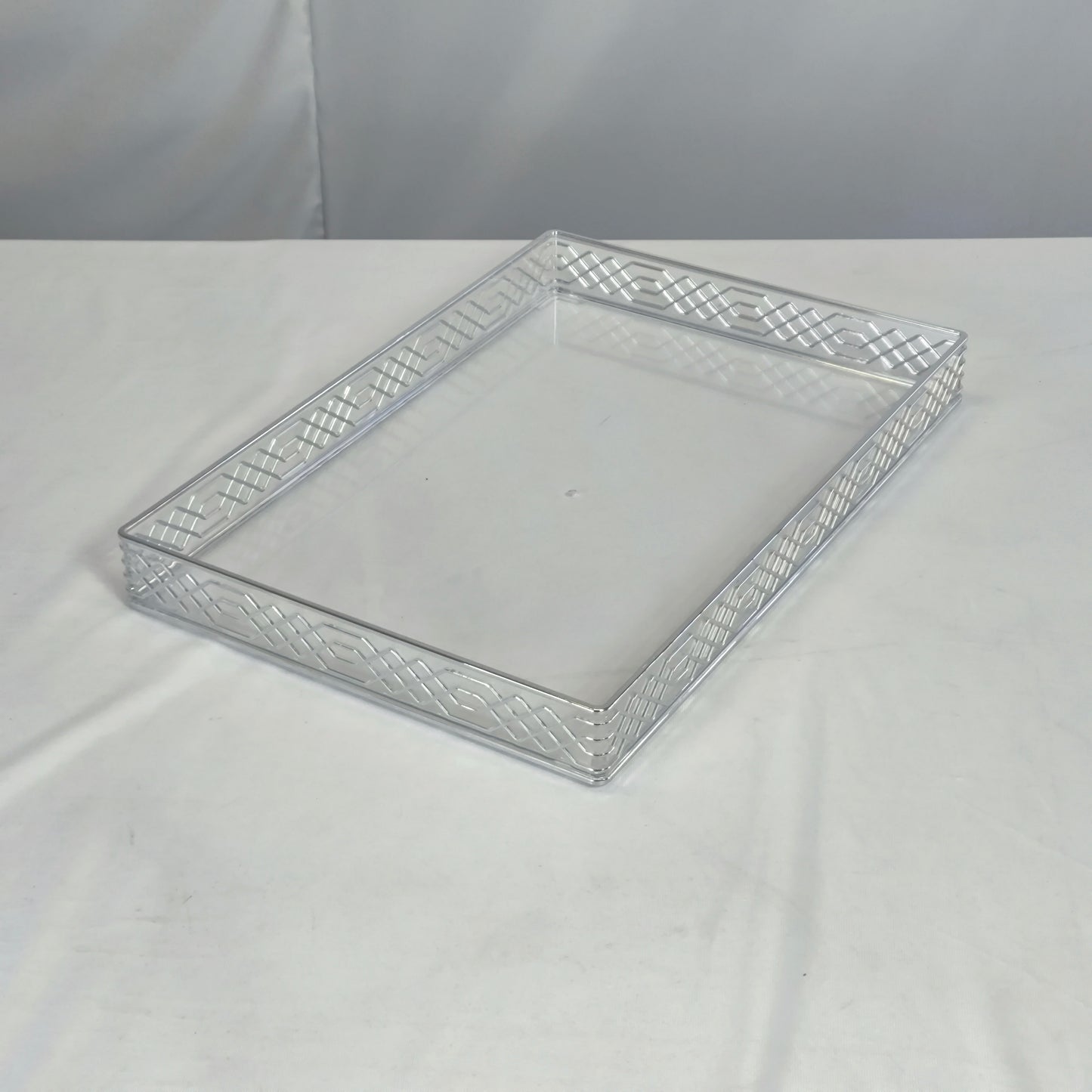 Bandeja Acrílica Transparente Rectangular – Organizadora y Decorativa
