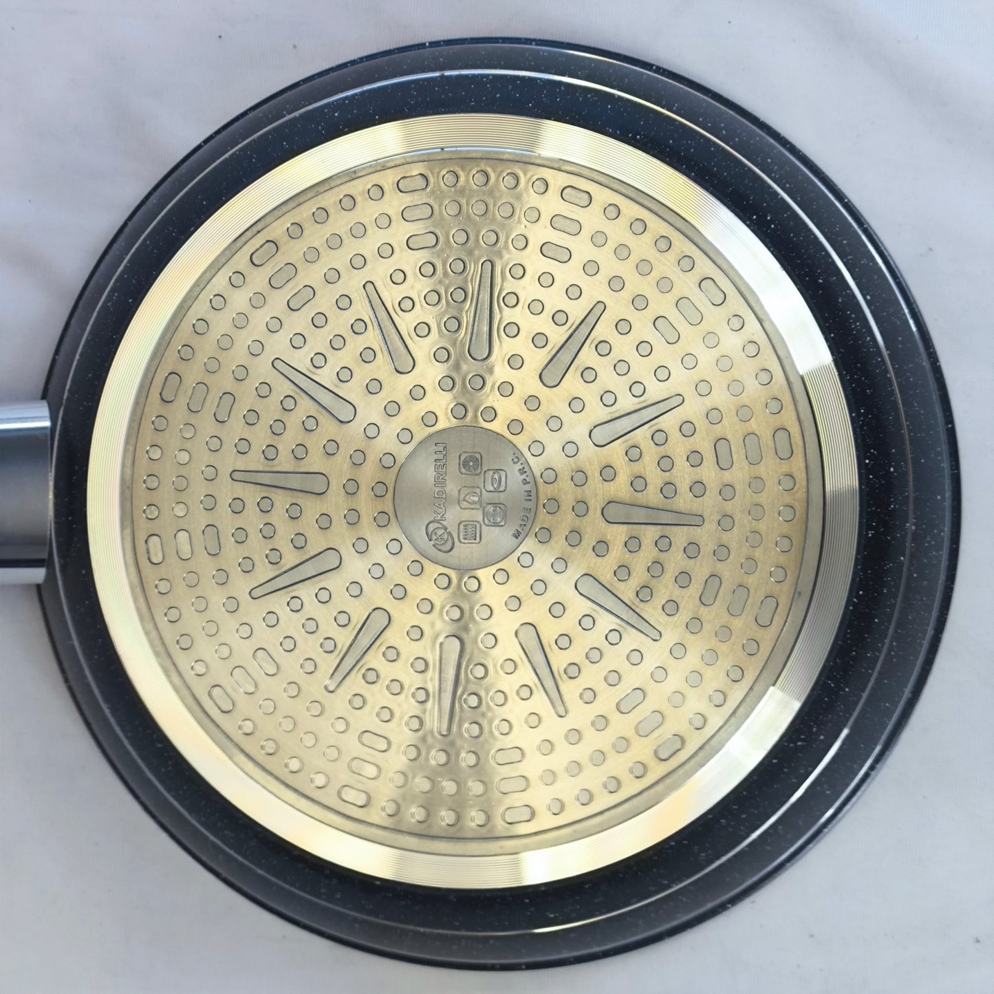 🖤 Batería de Cocina Antiadherente Premium 9 Piezas – Acabado Granito Negro con Tapas de Vidrio