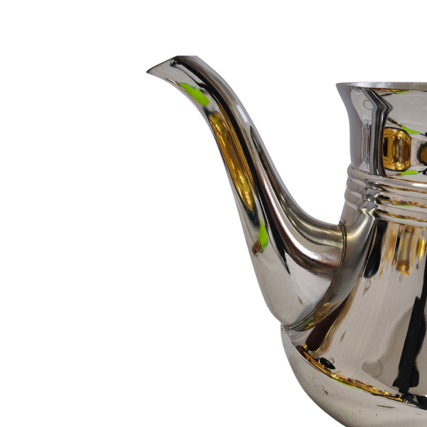 Tetera Árabe de Acero Inoxidable – Diseño Tradicional para Té Marroquí