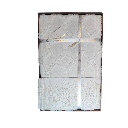 Juego de Cama Cher – Elegancia y Estilo para tu Dormitorio - COLOR CREMA