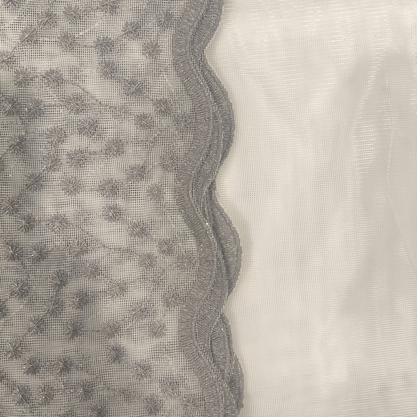 PACK X2 Cortina Opaca con Ojales 140 × 240 cm - Cortina Oxalis Gris