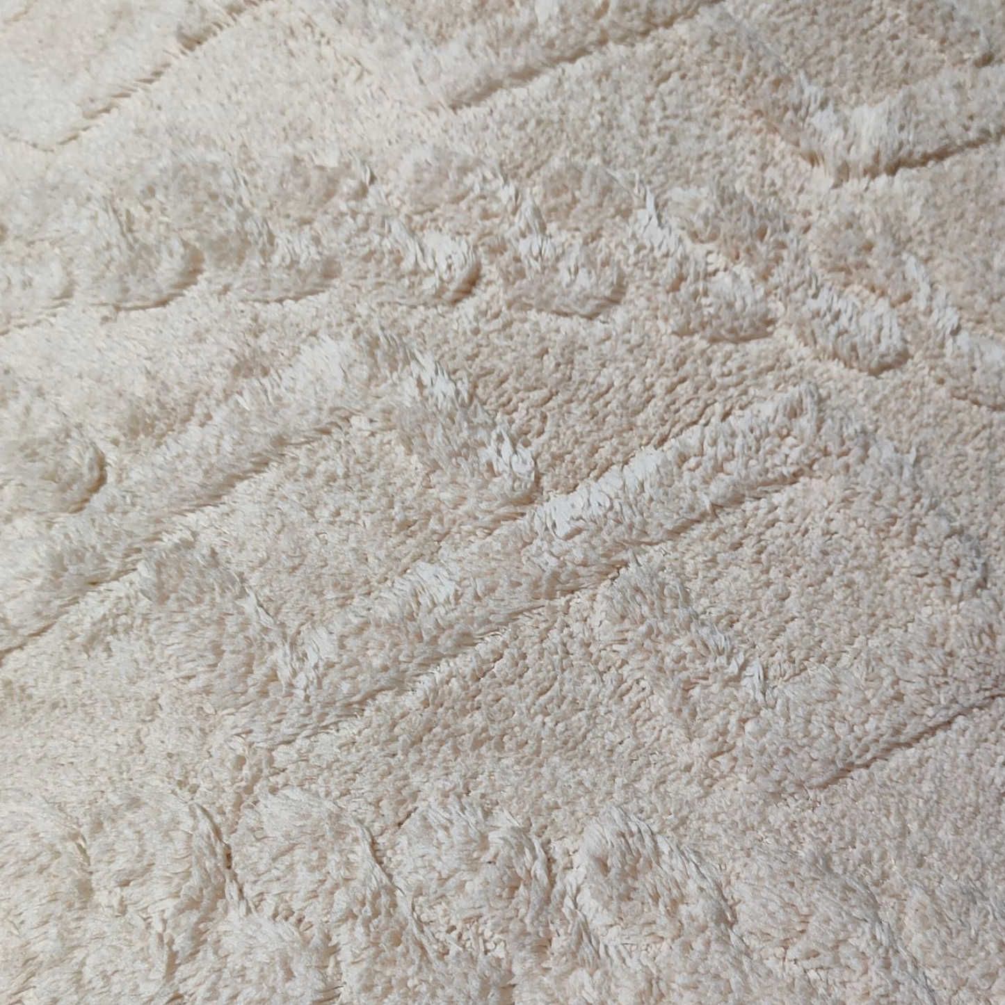 Edredón con Borrego Modelo Trenzas – 230 x 250 cm - COLOR BEIG