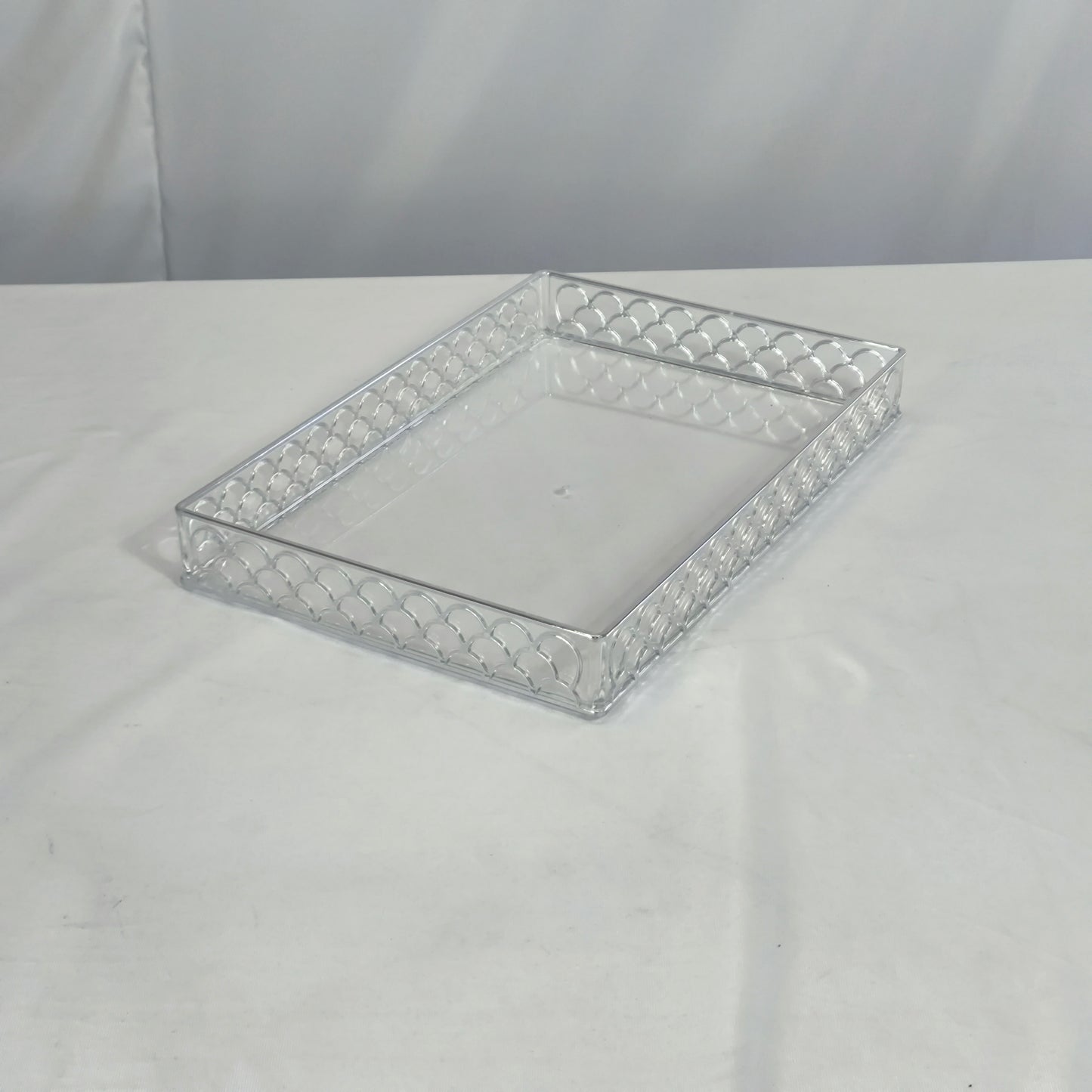 Bandeja Acrílica Transparente Cuadrada – Minimalista y Elegante