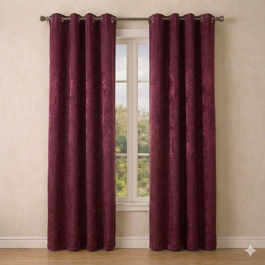 PACK X2 CORTINA JACQUARD MODELO MONZA 140 X 240 CM