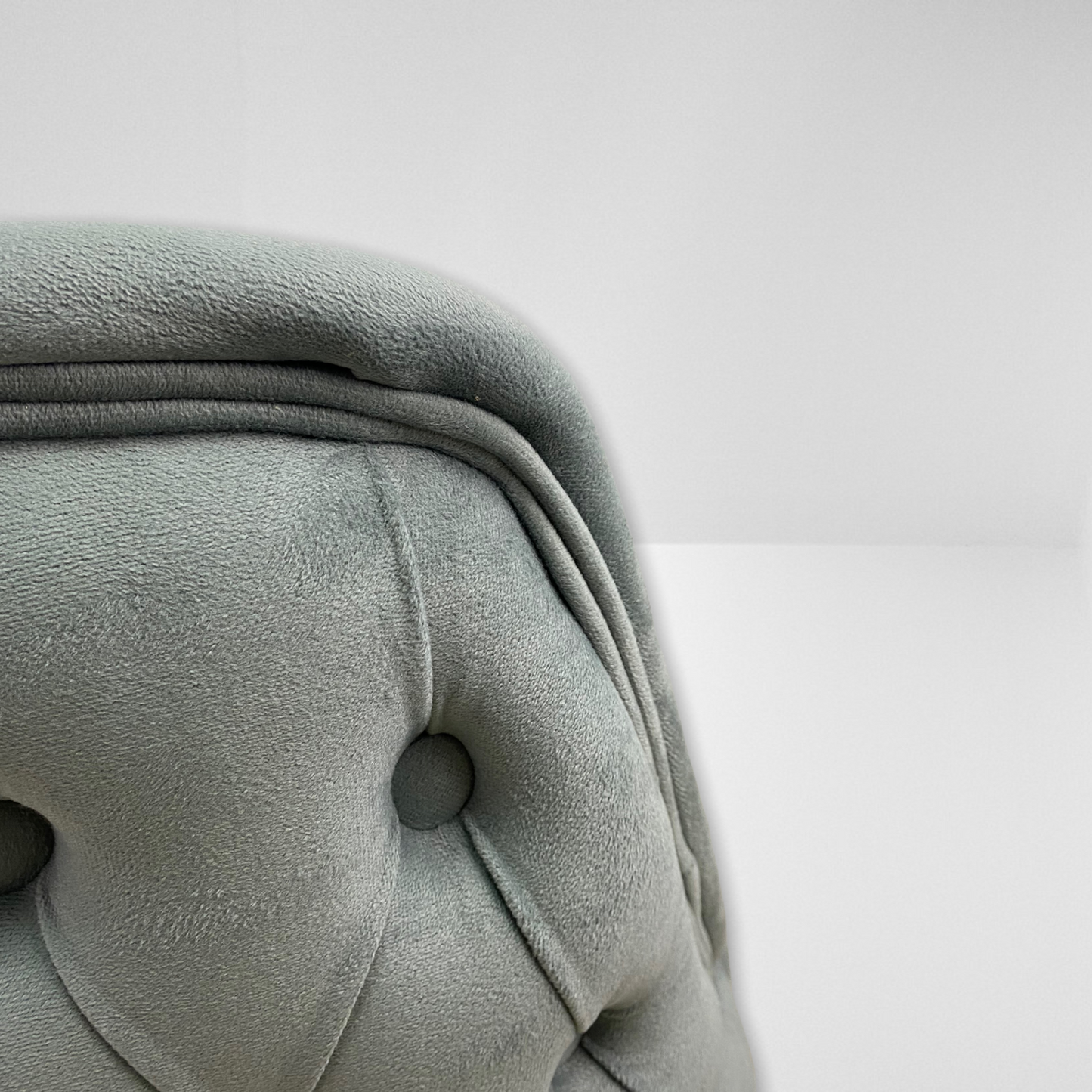 Silla terciopelo para comedor V033 PA gris, patas de metal dorado