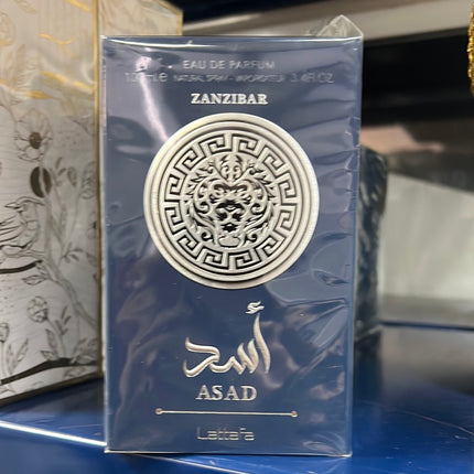🌺 Buy Lattafa Asad Zanzibar Eau de Parfum for Men and Women - Exotic and Tropical Fragrance