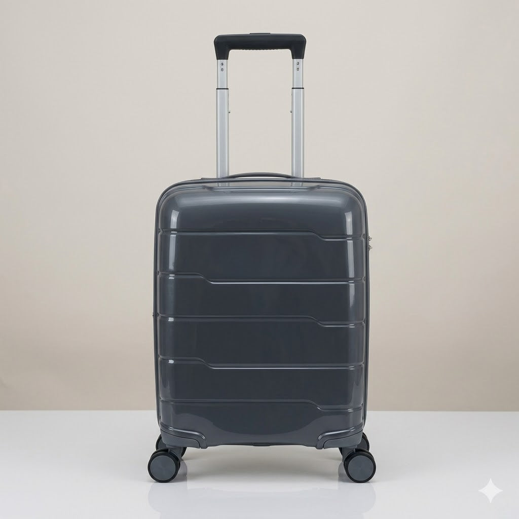Maleta de Viaje con Ruedas 360º – Disponible en Tamaño Pequeño, Mediano y Grande - GRIS OSCURO