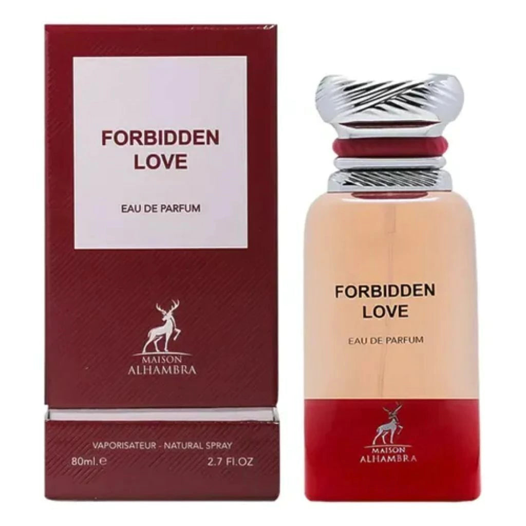 Forbidden Love – Eau de Parfum 80 ml | Dulce, Romántico y Envolvente (Maison Alhambra)