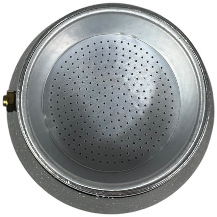 Italian Aluminum Coffee Maker with Black Speckled Design – Vintage Style ☕✨