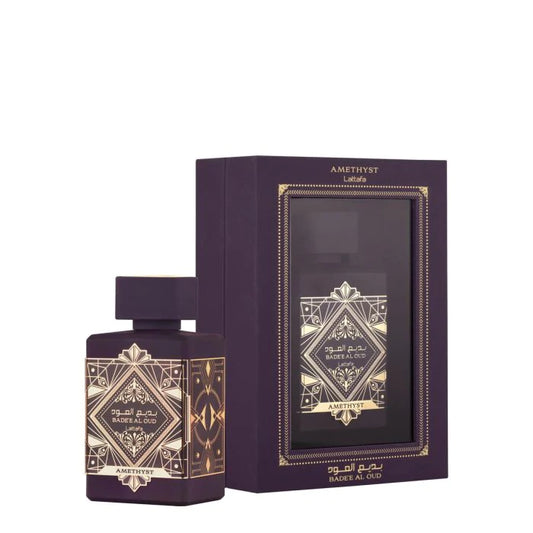 🌟 Bade'e Al Oud Amethyst EDP by Lattafa Perfumes - Amber Vanilla Elegance 🌟