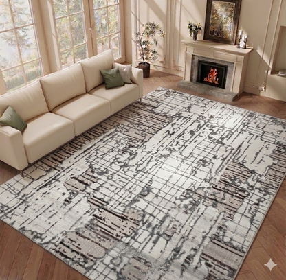 Alfombra River – Diseño abstracto moderno con acabado elegante