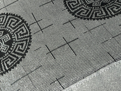 🏯 Colcha TOQUIO Elegante – Conjunto Decorativo con Tres Almohadas, 250 x 260 cm - COLOR NEGRO