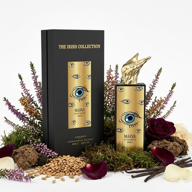 Marva de Amaran The Irish Collection Eau de Parfum 85 ml – Floral cremosa, elegante e muito envolvente