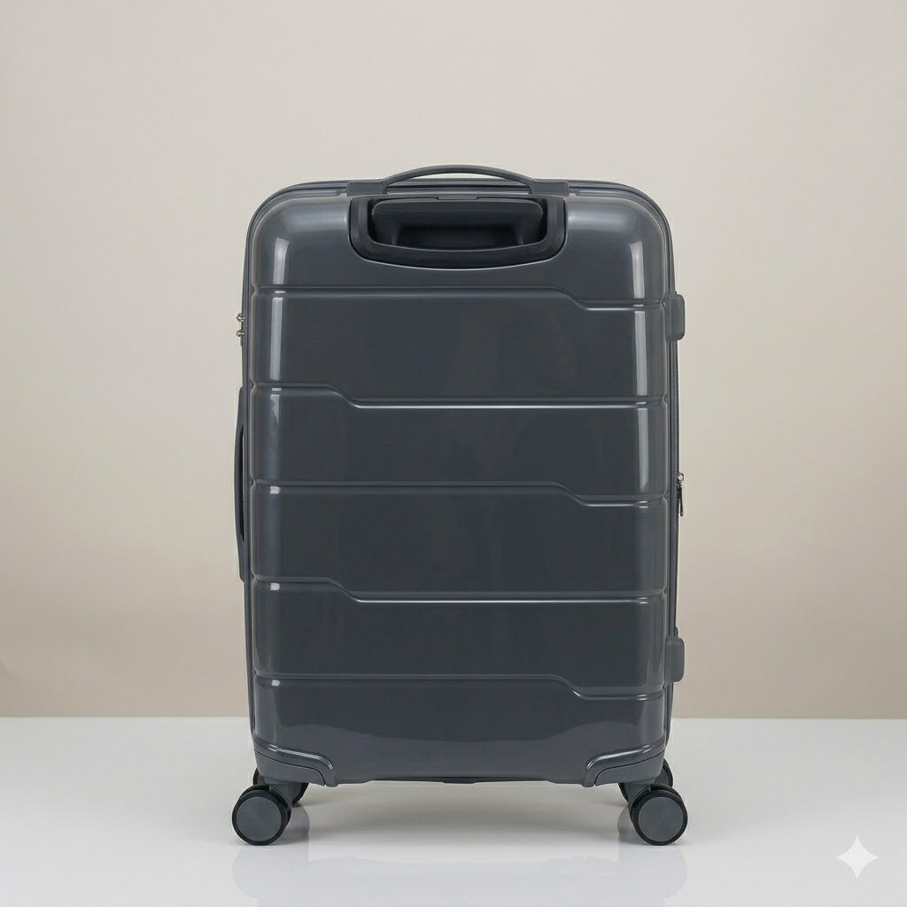 Maleta de Viaje con Ruedas 360º – Disponible en Tamaño Pequeño, Mediano y Grande - GRIS OSCURO