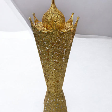Incensário Árabe Dourado de 110 cm – Decoração Oriental de Luxo 🕌