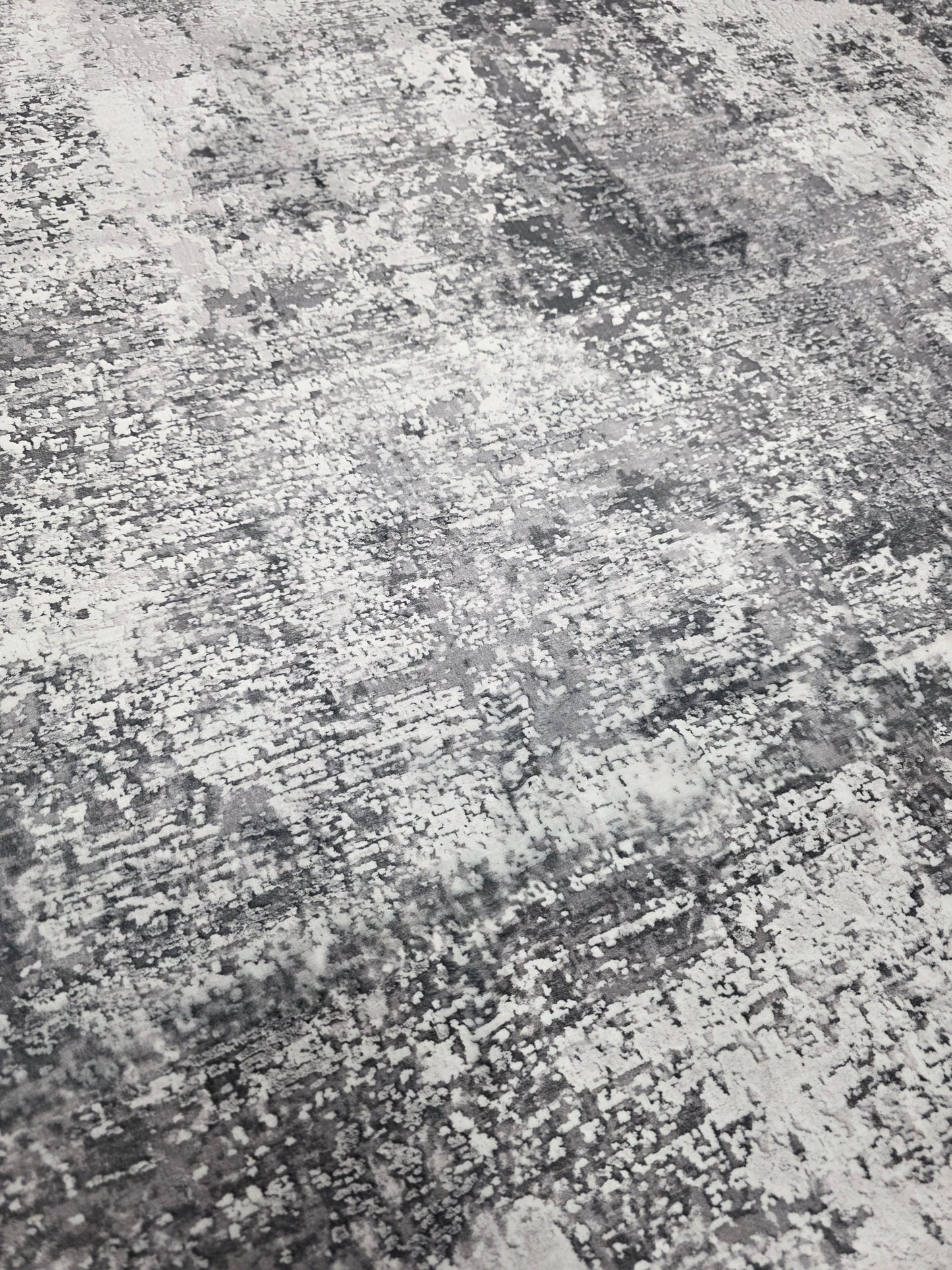 Alfombra Abstracta Mármol Grafito