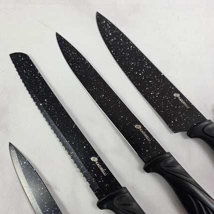 Set de cuchillos de cocina KADIRELLI 6 piezas con pelador 🍴🔪