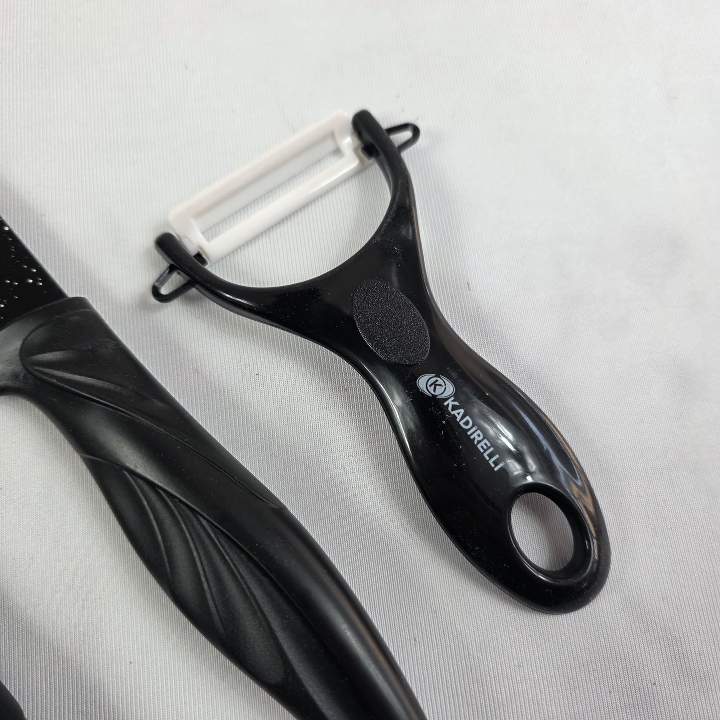 Set de cuchillos de cocina KADIRELLI 6 piezas con pelador 🍴🔪