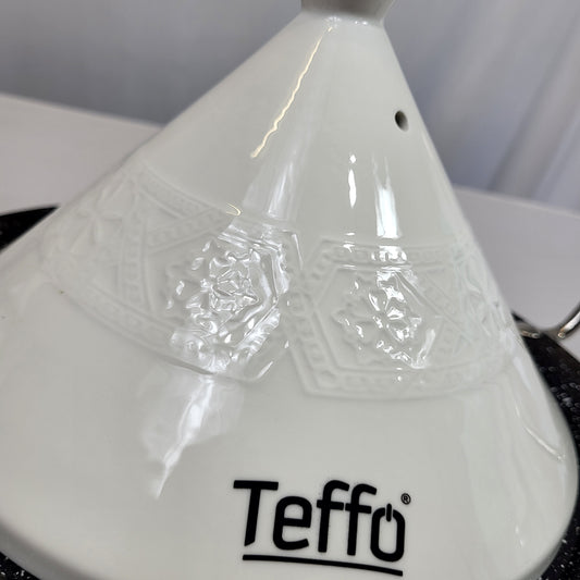 Tajine Antiadherente de 26 cm con Tapa Cerámica y Base Efecto Granito