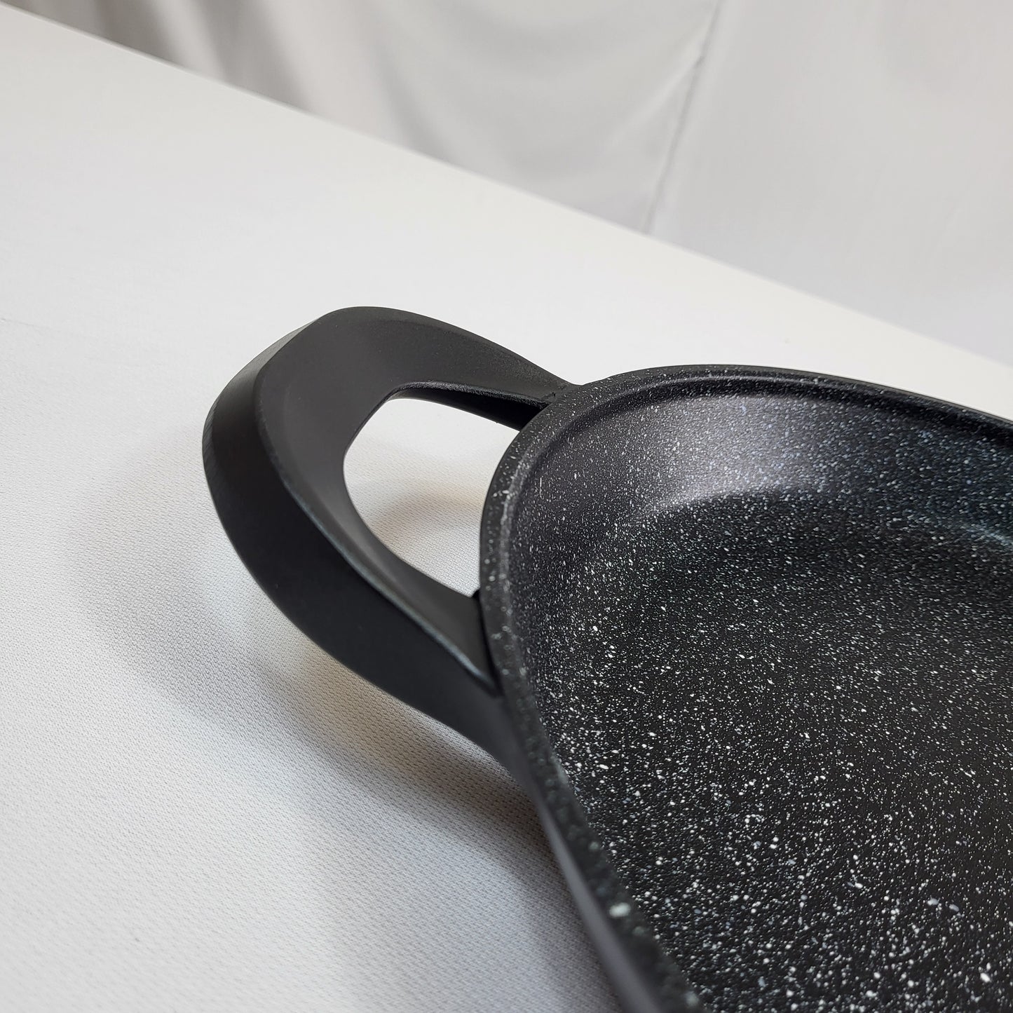 Paellera Granita Antiadherente con Asas y Efecto Piedra