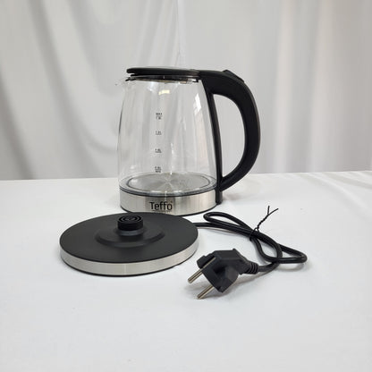 Hervidor Eléctrico de Cristal Aura 1,8L con Luz LED